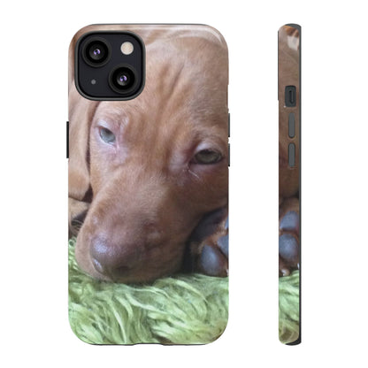 Sleepy Puppy Tough Phone Case