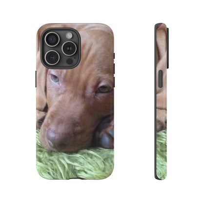 Sleepy Puppy Tough Phone Case