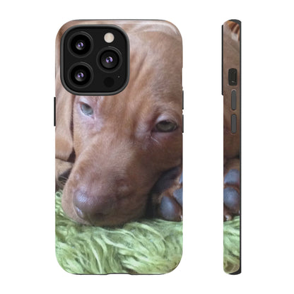Sleepy Puppy Tough Phone Case