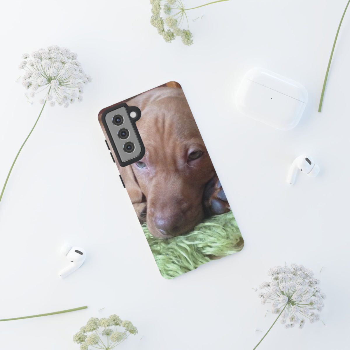 Sleepy Puppy Tough Phone Case