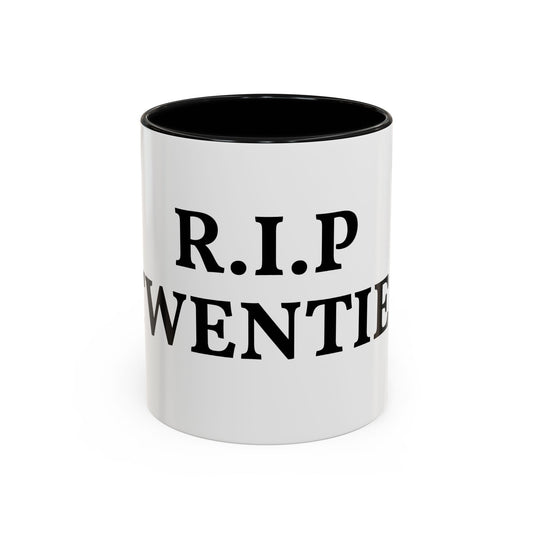 R.I.P. Twenties Black Accent Coffee Mug