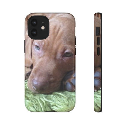 Sleepy Puppy Tough Phone Case