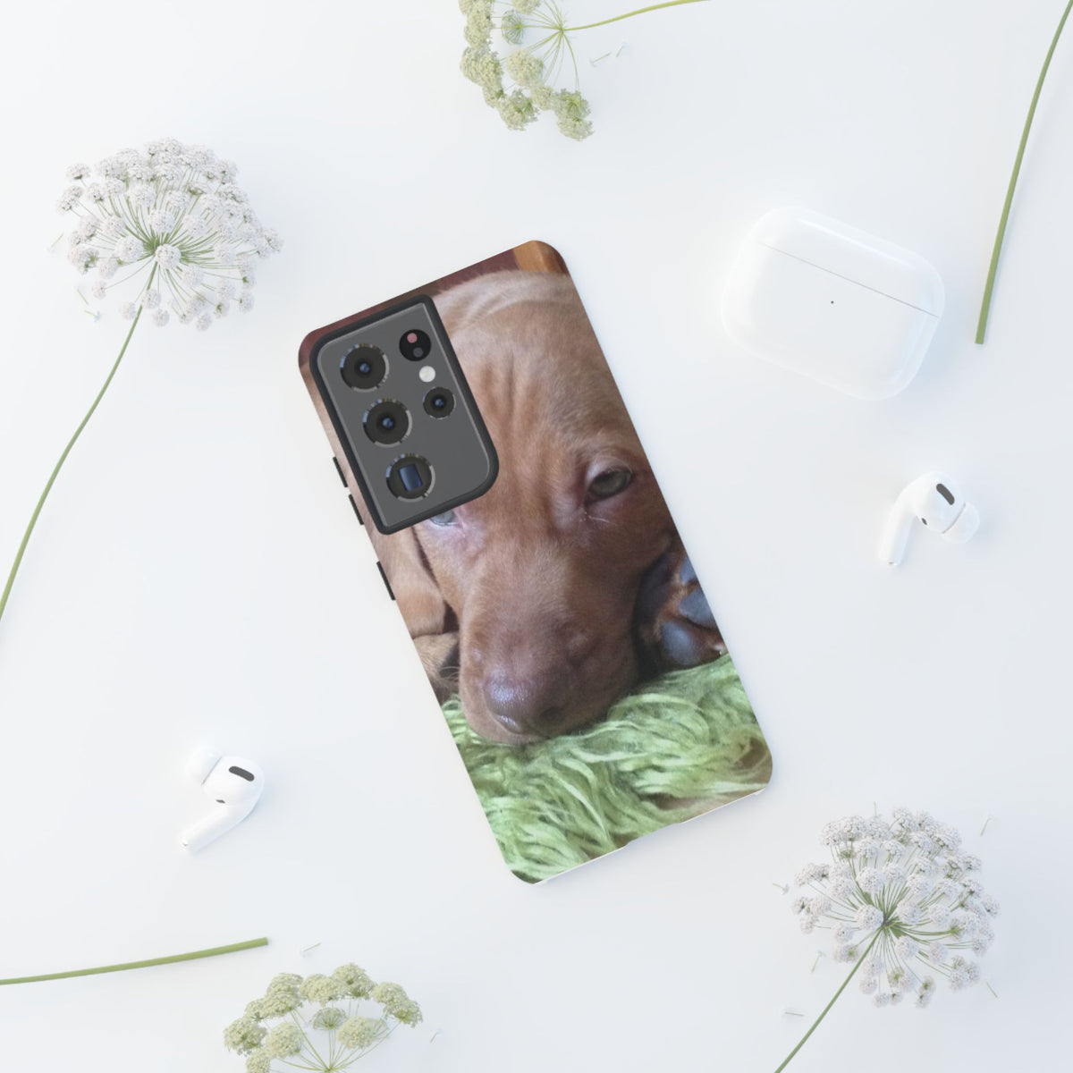 Sleepy Puppy Tough Phone Case