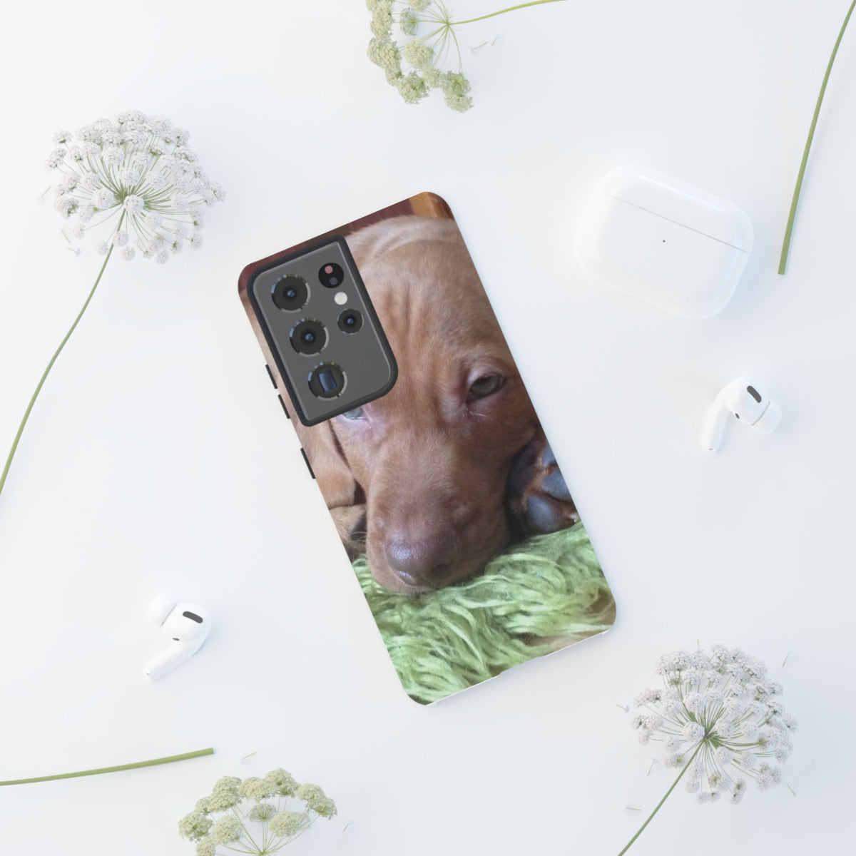 Sleepy Puppy Tough Phone Case