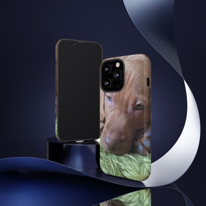 Sleepy Puppy Tough Phone Case