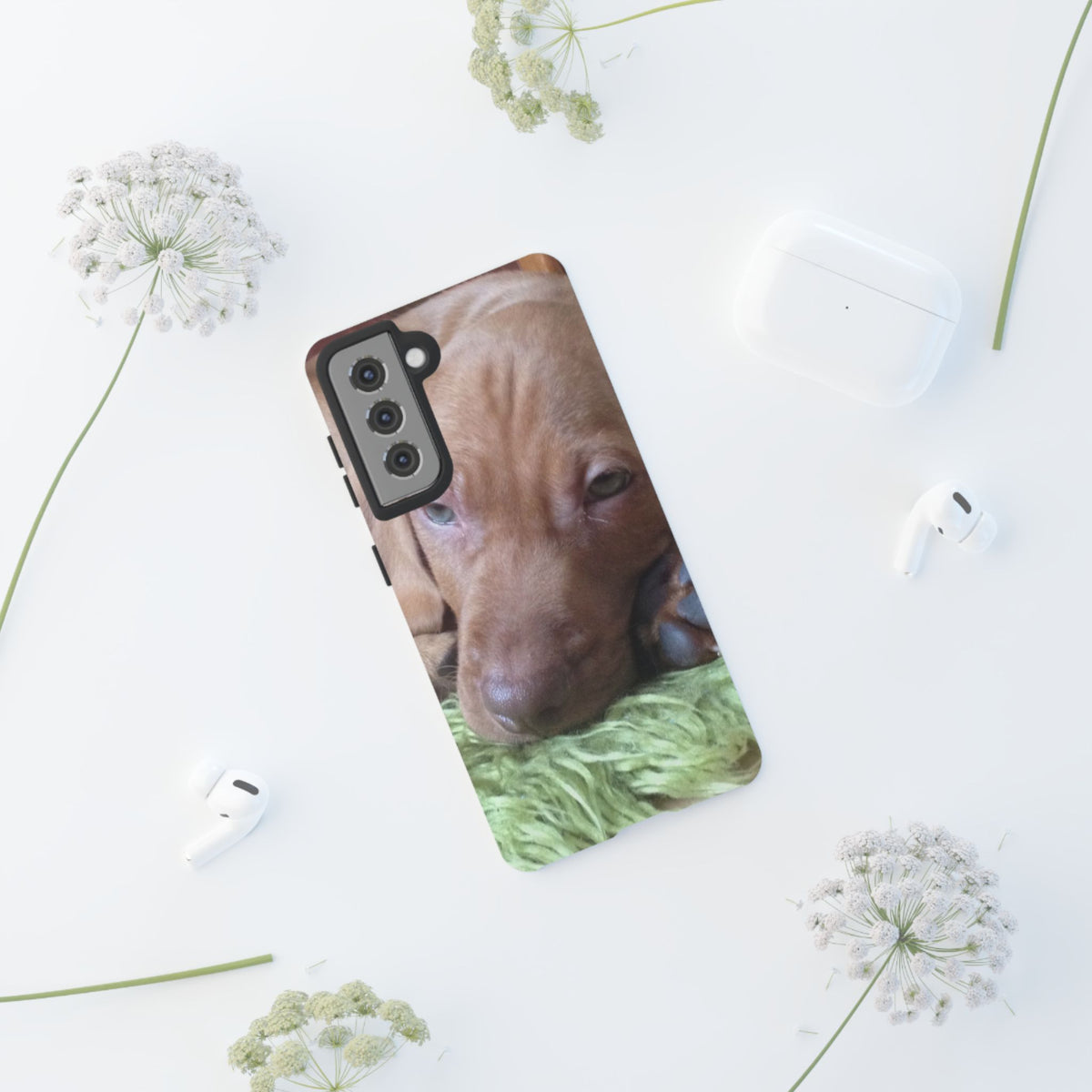 Sleepy Puppy Tough Phone Case