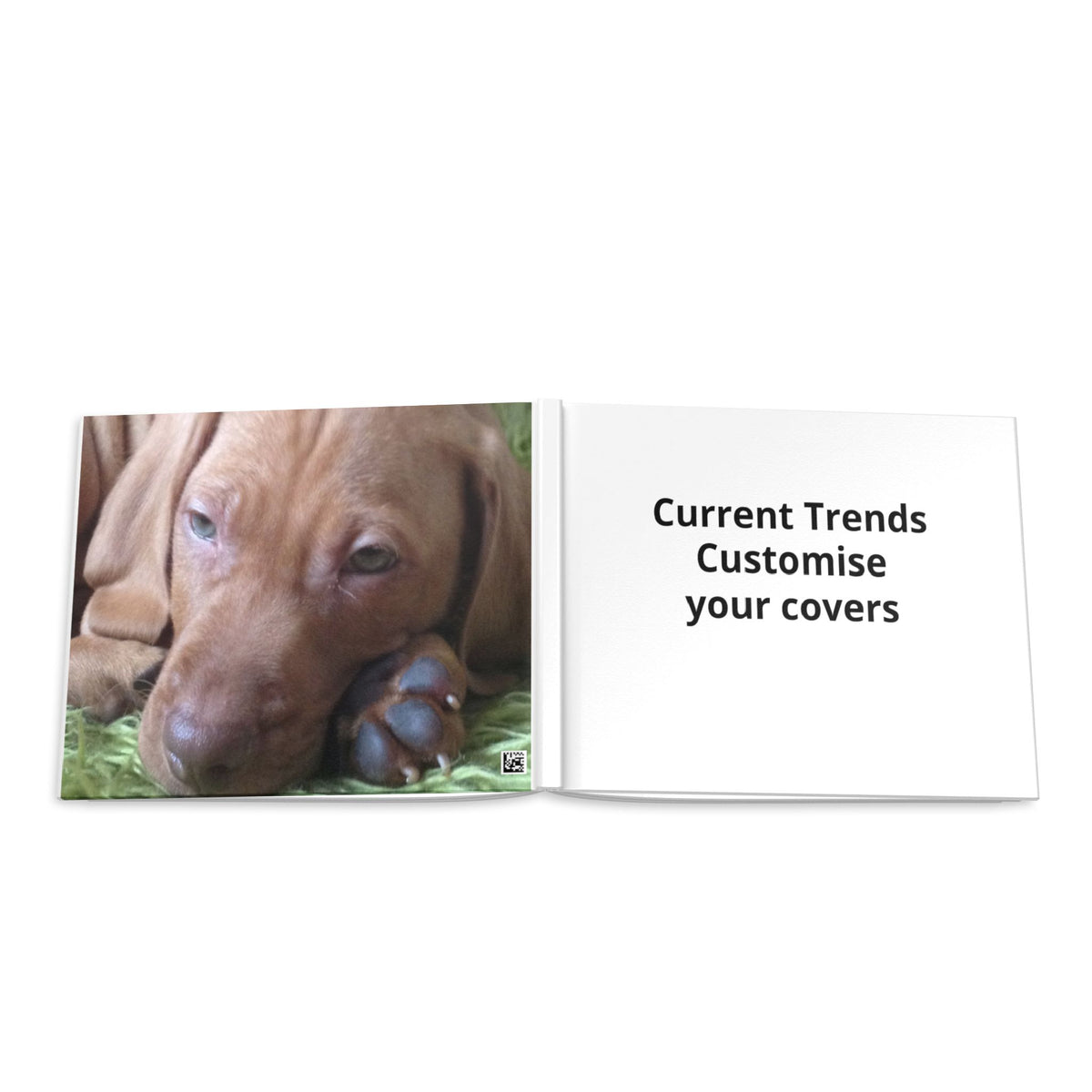 Hardcover Photo Book — Customisable Photo Album ("Current Trends: Customise your covers")