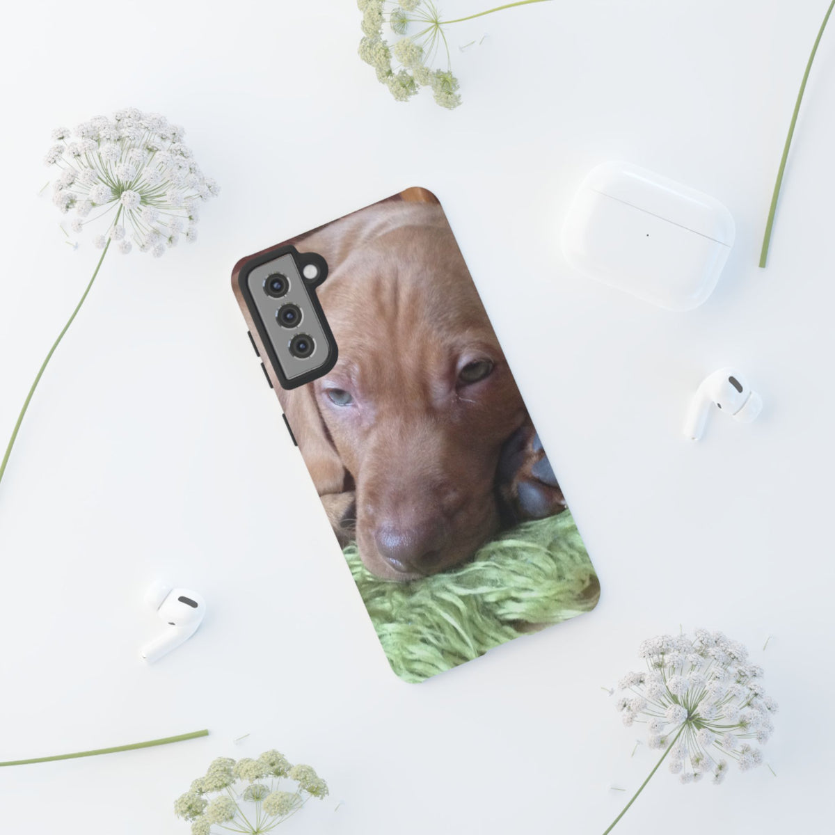 Sleepy Puppy Tough Phone Case
