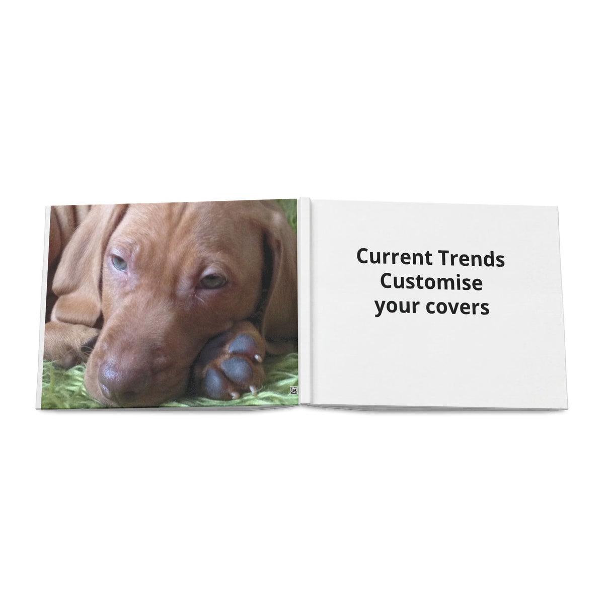 Hardcover Photo Book — Customisable Photo Album ("Current Trends: Customise your covers")