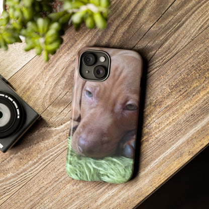 Sleepy Puppy Tough Phone Case