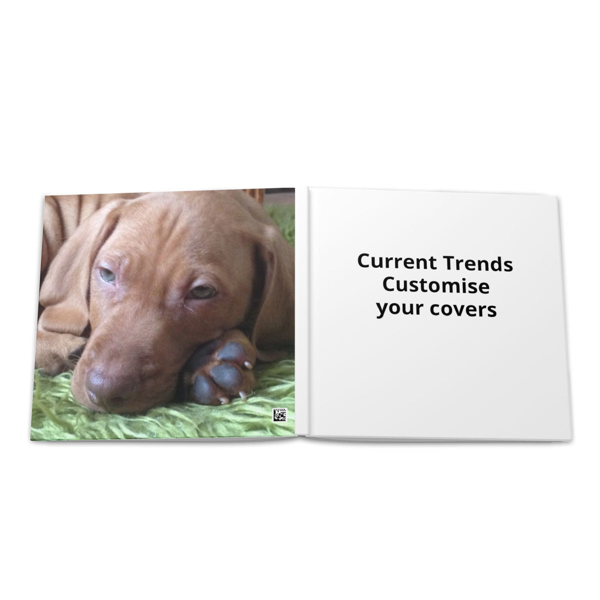Hardcover Photo Book — Customisable Photo Album ("Current Trends: Customise your covers")