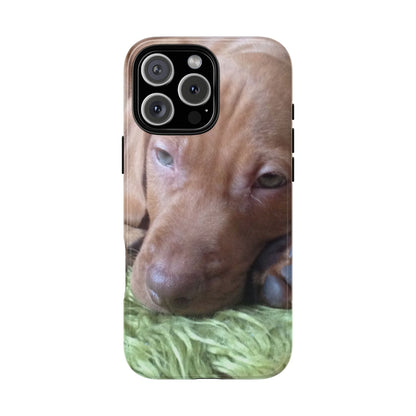 Sleepy Puppy Tough Phone Case