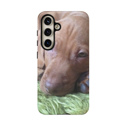 Sleepy Puppy Tough Phone Case