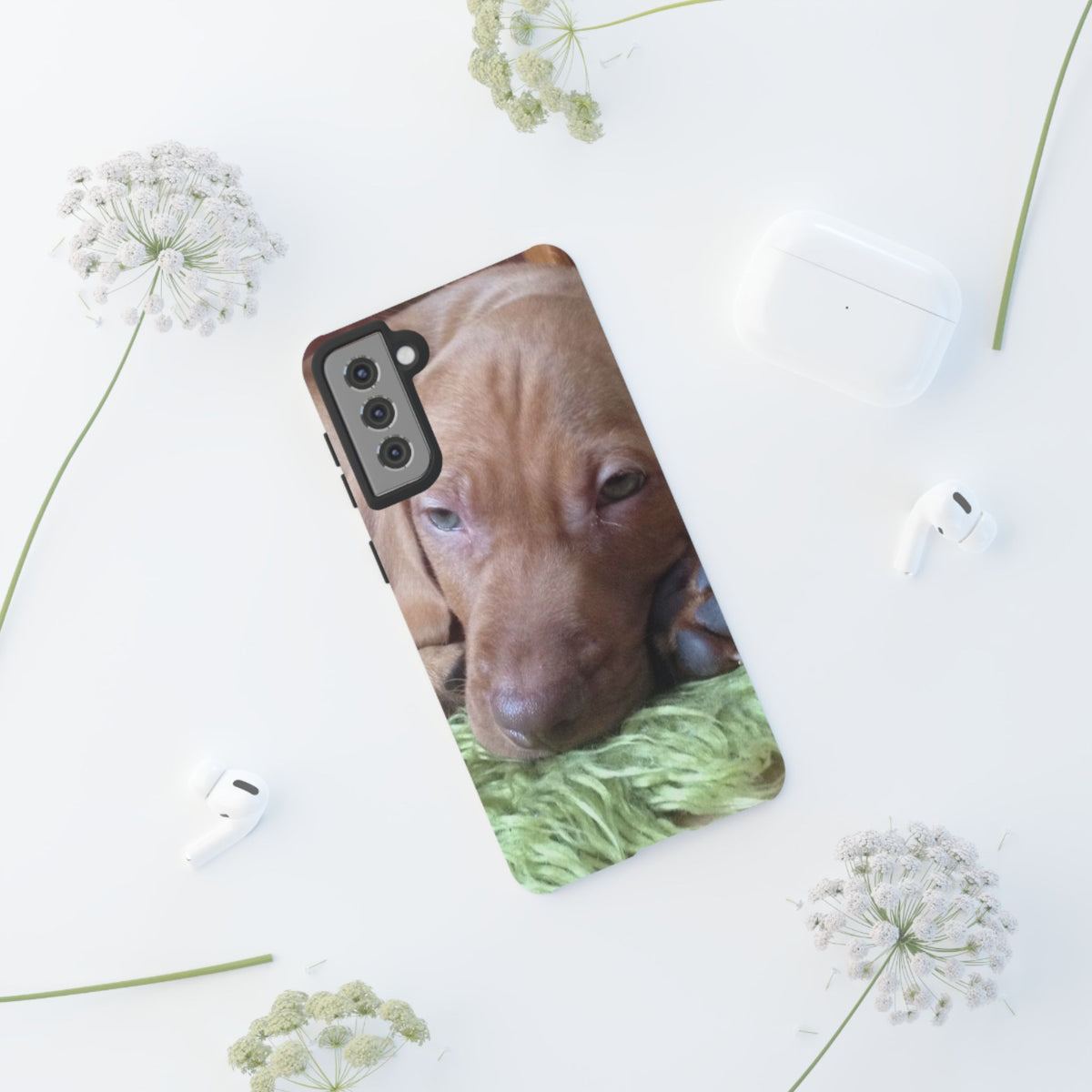 Sleepy Puppy Tough Phone Case
