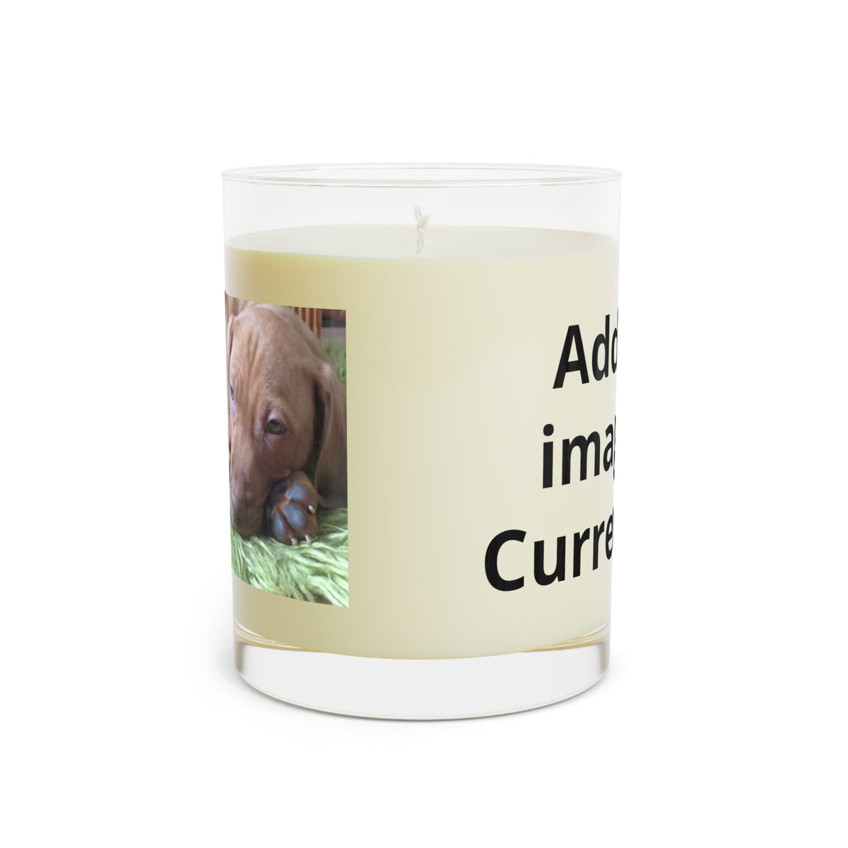 Scented Candle – Add Up to 5 Images with Current Trends