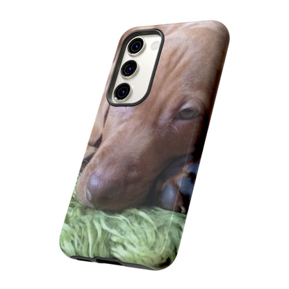 Sleepy Puppy Tough Phone Case