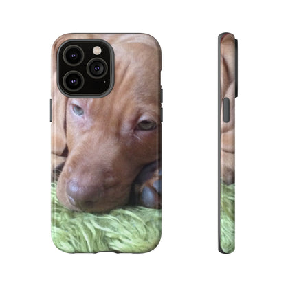 Sleepy Puppy Tough Phone Case