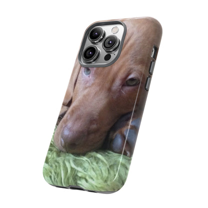 Sleepy Puppy Tough Phone Case