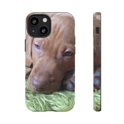Sleepy Puppy Tough Phone Case
