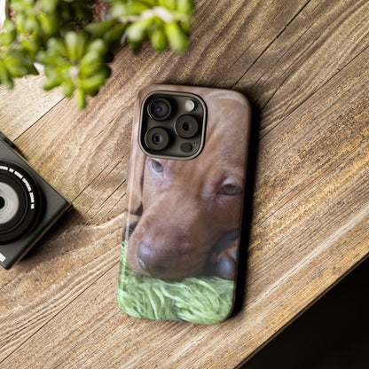 Sleepy Puppy Tough Phone Case