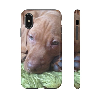 Sleepy Puppy Tough Phone Case