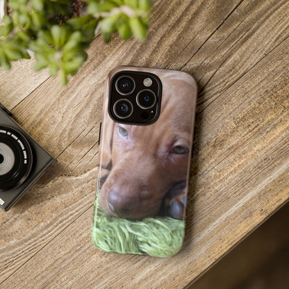 Sleepy Puppy Tough Phone Case